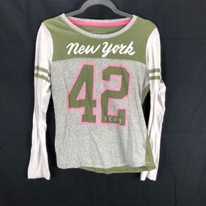 Cotton long sleeve sporty shirt